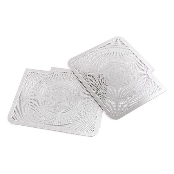 Stainless Steel Under-Seat Air Vent Cover for 08-12 Mercedes S-Class W221