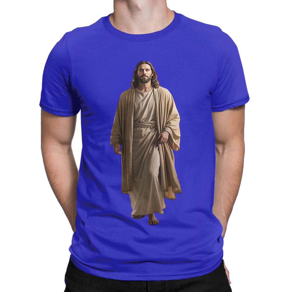 Jesus Coming Out Of My Cave TShirts for Unisex Funny 100 Cotton Tees Round Collar Short Sleeve T Shirts Plus Size Clothing