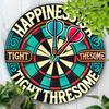 Vintage Metal Tin Sign 8x8 Inch Round Retro Aluminum Wall Decor Plaque for Home Office Bar Pub Man Cave