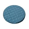 Round Stool Cover Fitted Bar Stool Cover Quilted Soft Cushion Non-Slip Washable Slipcover Fit for Diameter 11-12 Inch Bar Stool