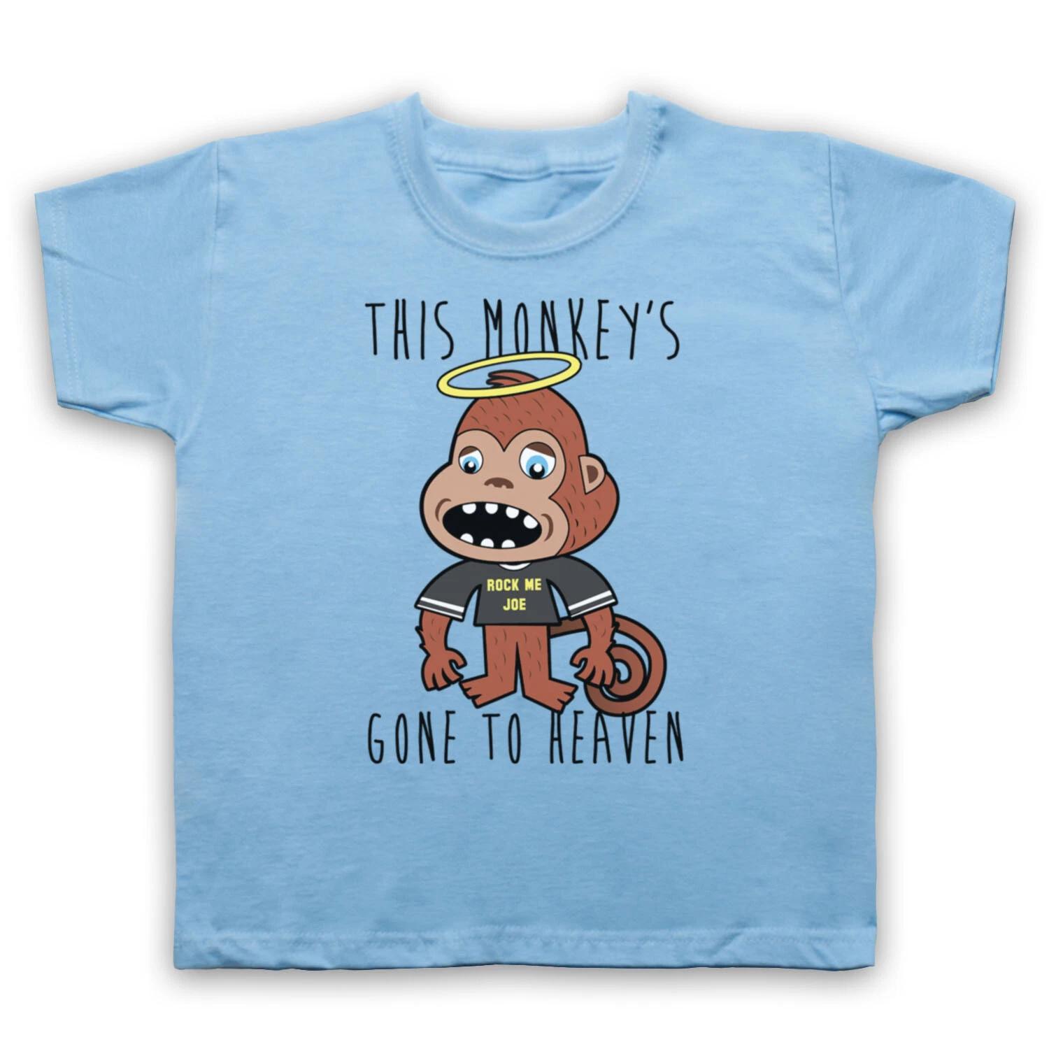 MONKEY GONE TO HEAVEN UNOFFICIAL PIXIES ROCK DOOLITTLE KIDS CHILDS T-shirt 140