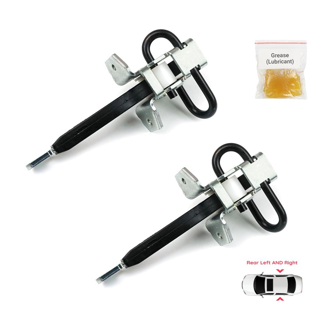 BDP1072-1 2 Pieces Rear Left AND Right Door Hinge Brake Stop Check Strap Limiter Protection Lever Arm for BMW 7 Series E38 1994-2001 51228234605