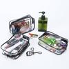 18pcs Waterproof Storage Bag With Zipper Transparent Travel Makeup Cosmetic Bag For Traveling