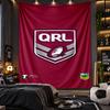 Duvara Asılan Goblen Queensland Maroons Baskılı Kumaş Salon Yatak Odası Ev Dekorasyonu İçin