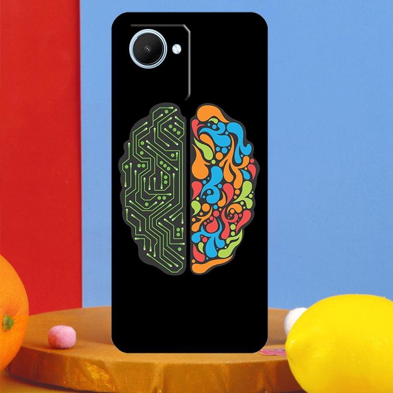 Brain Art For Realme C55 C53 C67 C51 C35 C33 C31 C30 C25s C21Y GT Neo 6 5 9 10 11 12 Pro Plus Case