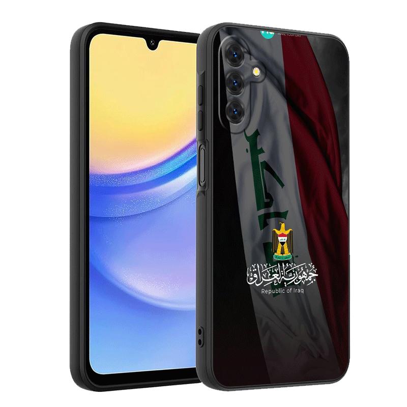 Iraqi Flag Mark Soft Phone Case for Samsung A17 A37 A57 A16 A26 A36 A56 A15 A25 A35 A55 A14 A24 A34 A54 A13 A23 A33 A53 A52 A12