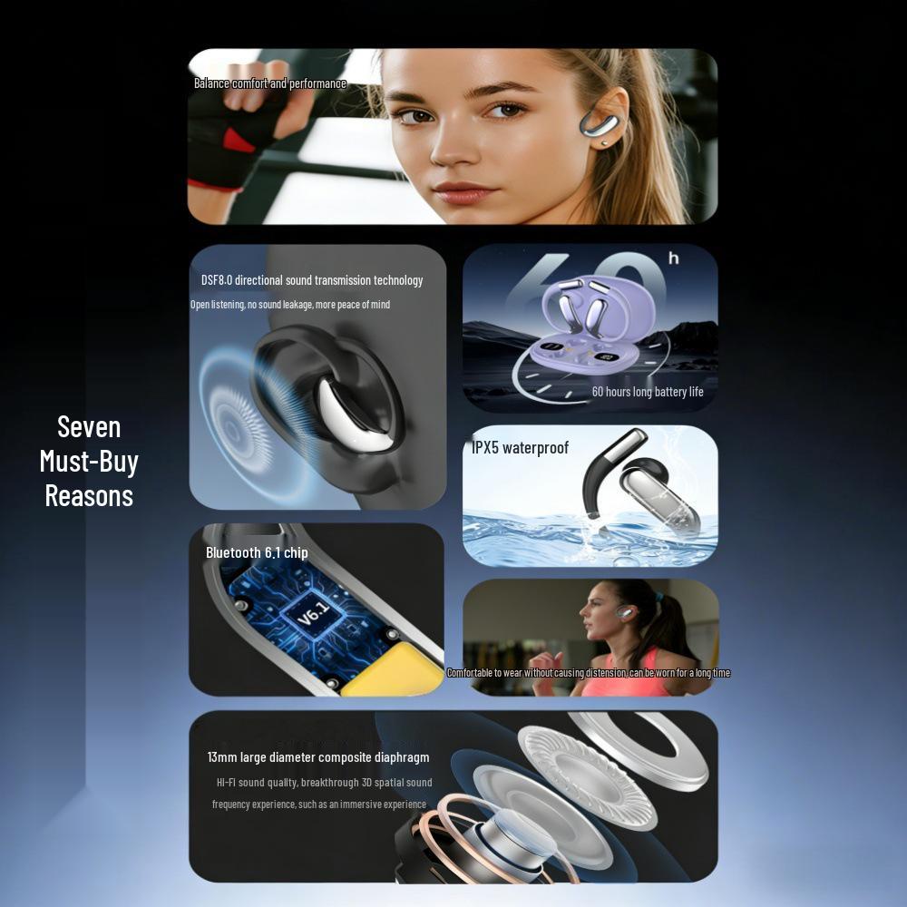 2025 W20 Long-Wear Over-Ear & In-Ear Wireless Sports Headphones for Running