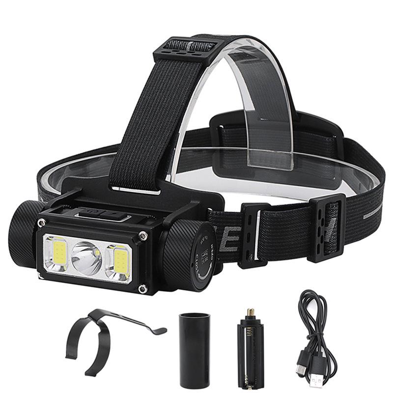 

21700 Сверхпрочный USB-перезаряжаемый COB налобный фонарь