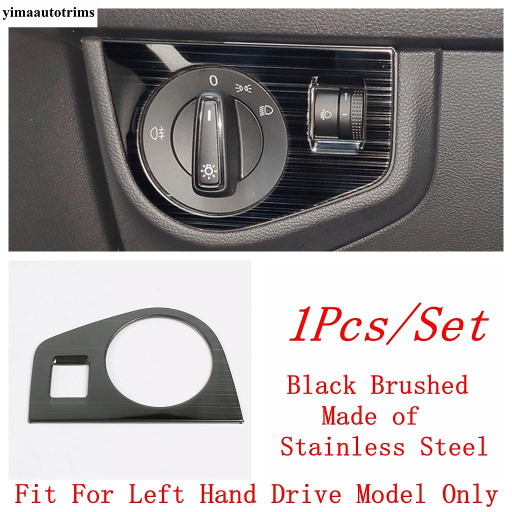 Window Lift / Head Lights / Handle Bowl Frame / Dashboard Air AC Vent Cover Trim Accessories For VW Volkswagen Polo  - Head Lights Switch