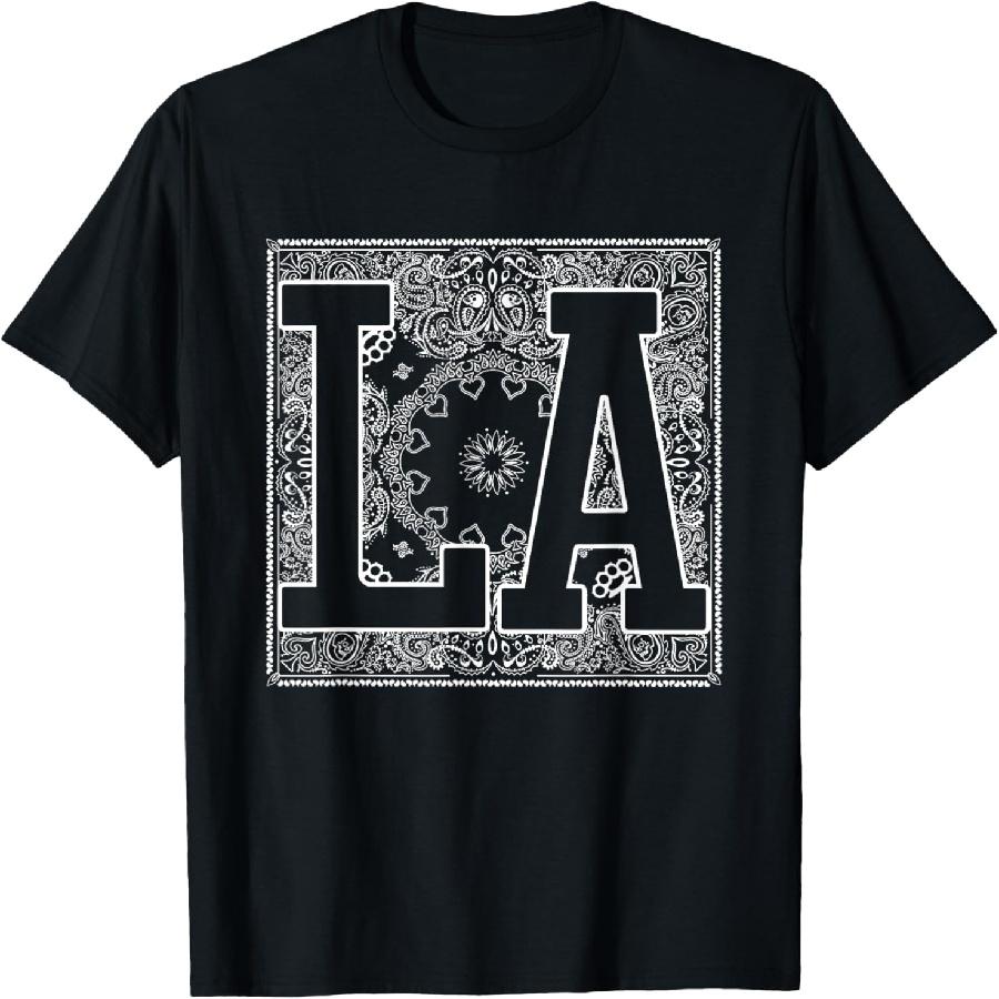 Футболка LA Bandana Город Лос-Анджелес Футболка S