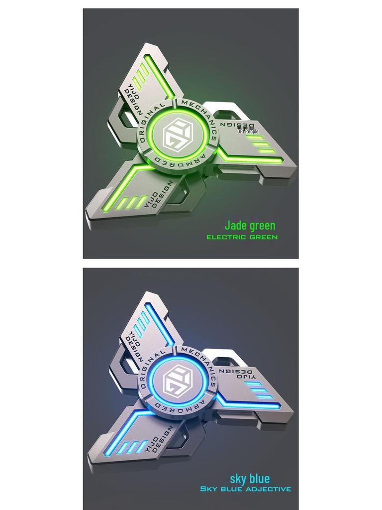 Limitierte Edition Luminous Black Tech Spinner: Stressabbau-Spielzeug für Schüler und Jungen