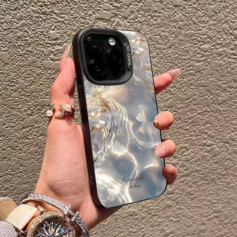 Blue Gold Phantom is compatible with Apple devices16Promax Phone case iPhone15Pro Premium Protective Case17Pro