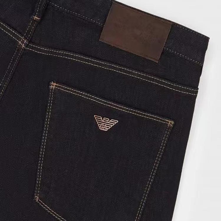 Emporio Armani Logo Plaque Skinny Jeans 8N1J06-1G0LZ-0941