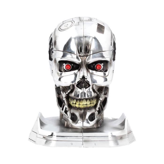 Serre-livres terminator - terminator - t-800 - argent - gris - adulte