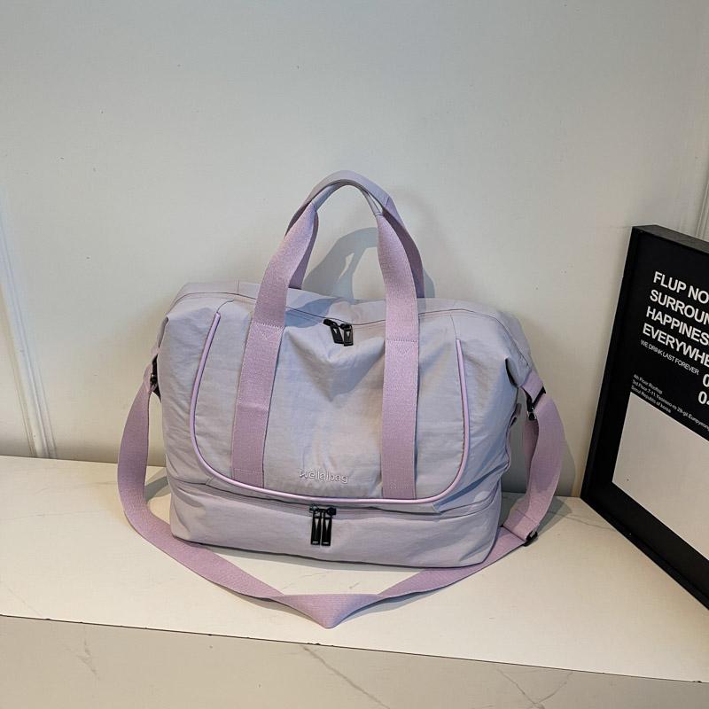 Travel Bag Large Capacity Shoulder Sports Fitness Bag Separation Shoes Bags Storage Storage Bag Dry Wet Separation