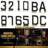 IP65 Waterproof LED House Number Plaque 4.7inch,6.7inch.9inch LED Address Numbers Signs  Home