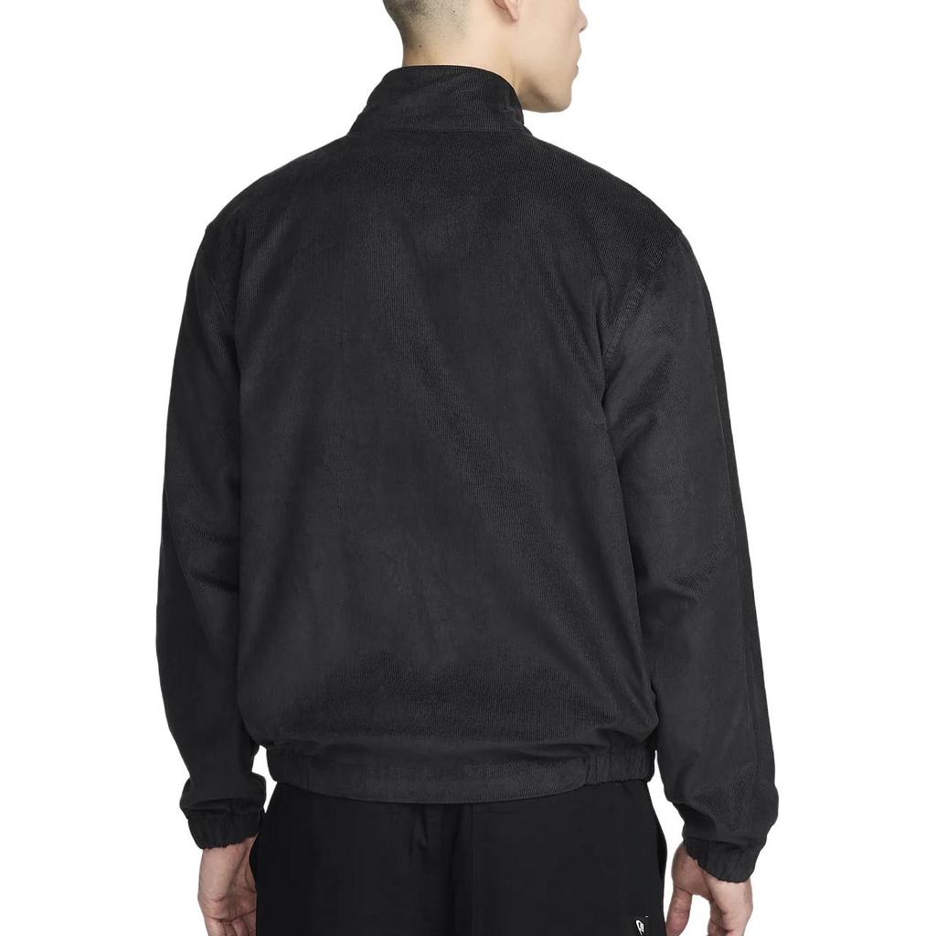 Nike Sportswear Club Stand Collar Fashion Solid Color Zip Jacket Men jackets Black FZ0632-010