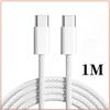 Original Apple 1M USB‑C to USB‑C Braided Charging Cable Stable Power Delivery Durable Type‑C Cord Fast Charging Wire For Mobile Phone