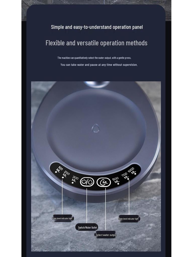 Electric Household Bottled Water Dispenser Pump: Fully Automatic Mineral Water Dispenser