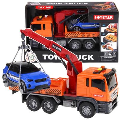 Car Truck Roadside Assistance Tow Truck with Crane Tow Truck + Car