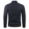 Mens Shawl Collar Cardigan Sweater Cable Knit Button Down Sweaters Long Sleeve Casual Winter Outwear