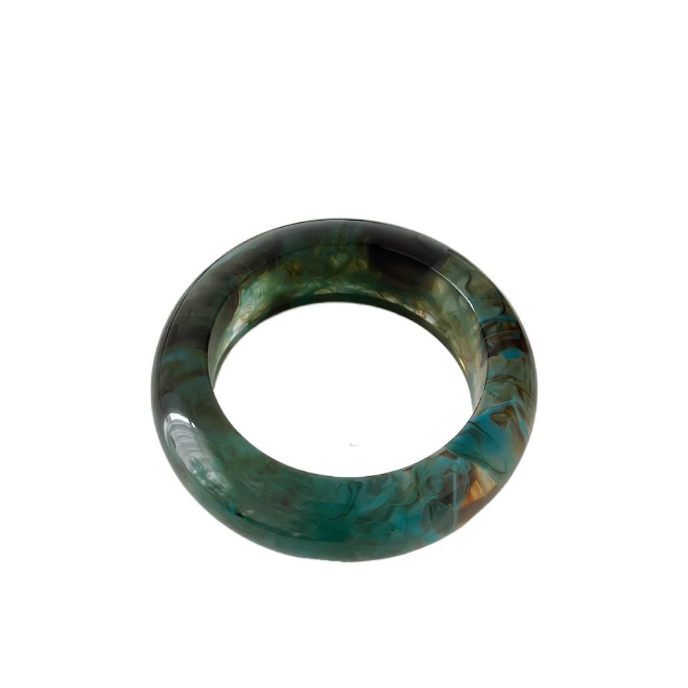 Bohemian Round Wide Bracelet Europe American Style Smudged Hand Ring  Gift