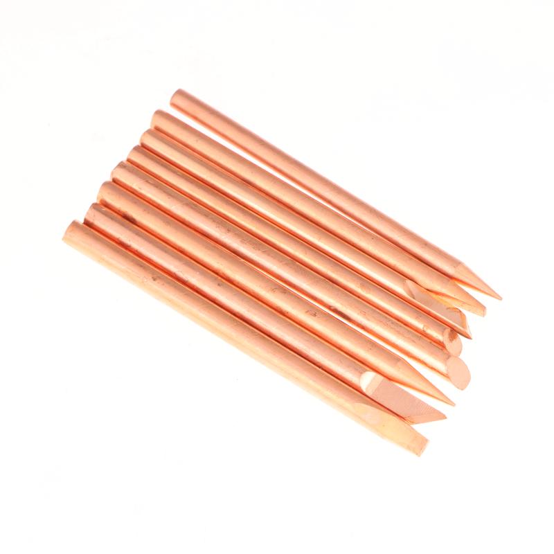 4Pcs External Heat Soldering Iron Tip B C D K Pure Copper Solder Head 30W 40W 60W Replacement Tip Welding Repair Tools