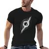 Schwarzes Loch Interstellar Gargantua T-Shirt Stylischer Print Kurzarm-T-Shirt
