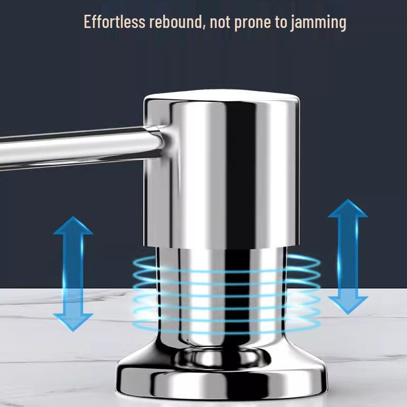 Stainless Steel Kitchen Sink Soap Dispenser with Extension Tube