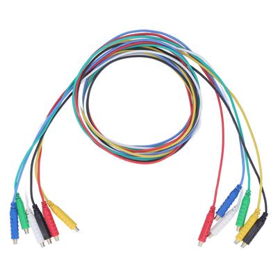 6 Piezas de Sondas de Prueba Magnéticas de Silicona Suave y Flexible Cables de Prueba Jumper 30V AC 5A para Control de Termostatos