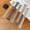 Diamond Watch Straps for Apple Watch Band 41 40 46 42mm Women Luxury Metal Bracelet iWatch Ultra S11 10 9 8 7 6 SE 5 38 45 44mm