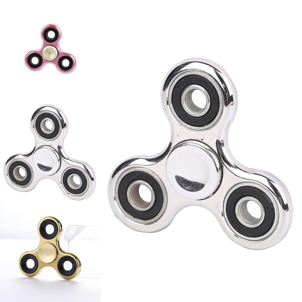 Metal Clover Finger Spinner Toy With Durable Alloy For Stress Relief And Focus Enhancement