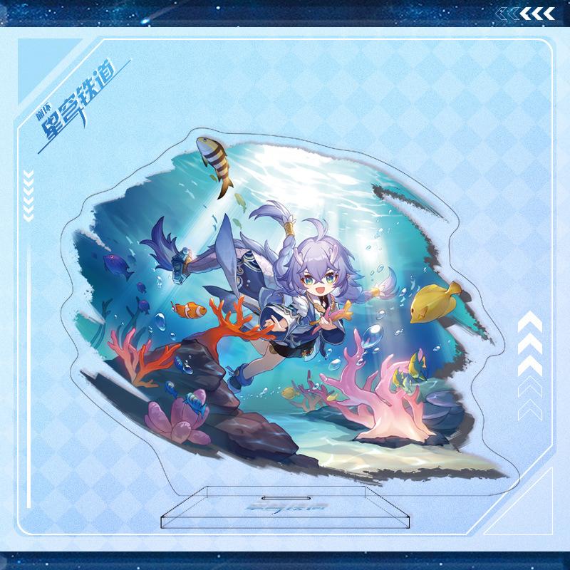 Spiel Honkai: Star Rail Stand Model Plate Perimeter 7. März Dan Heng Himeko Arlan Bronya Rand Figures Standee Brand Desk