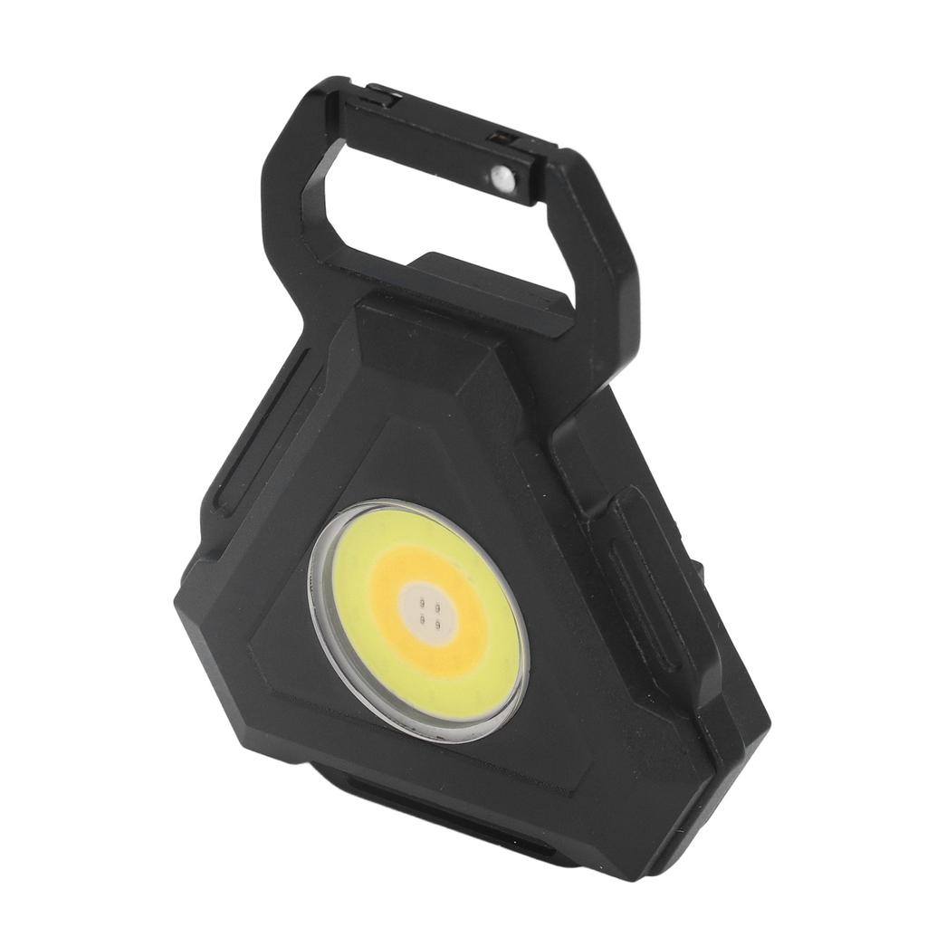 COB Keychain Flashlight Small 7 Light Modes USB Charging Pocket Light with Folding Stand Bottle