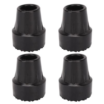 4pcs Rubber Crutch Tip Set Professional Portable Replacement Cane Tip Accessory for Elderly 0.9