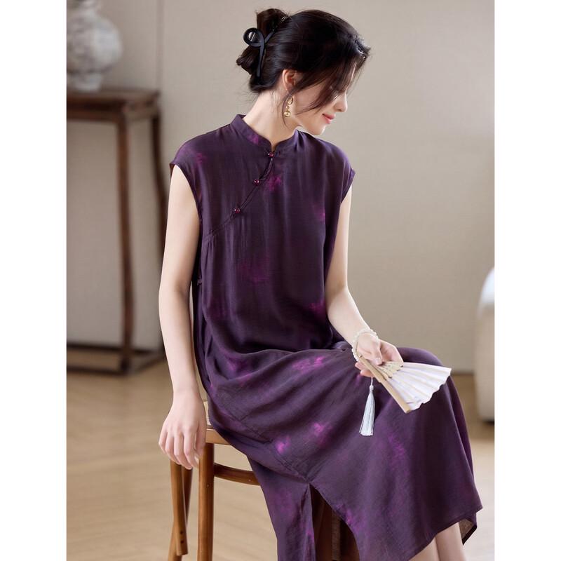 ORIGIN Women s Printed Sleeveless Midi Dress M