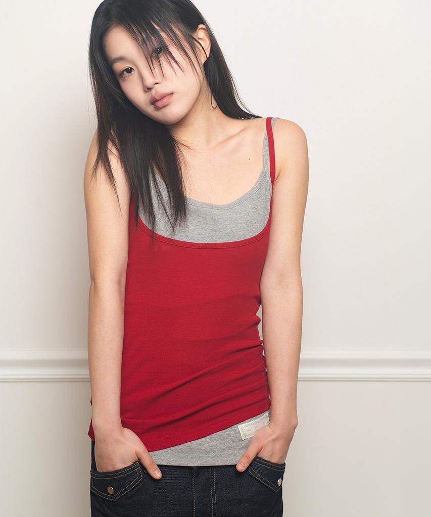 Onseuka Easy Open Back Sleeveless (Red)