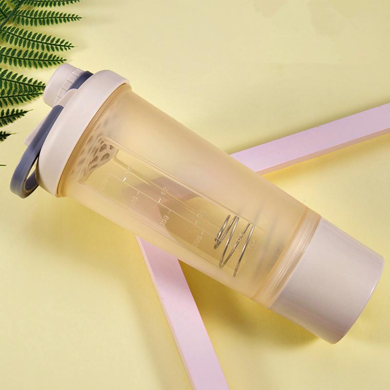 500ML Drink Water Bottle Whey Protein Powder Wire Mixer Ball for Water Bottle Active Water Bottle Leak Proof Nutrition Bottle