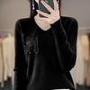 Damen V-Ausschnitt Strickpullover: Stilvolles, vielseitiges, figurschmeichelndes Langarmshirt für Herbst/Winter