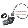 Windshield Washer Pump + Connector For Acura Honda Lexus Mazda Toyota 2007-