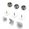 10pcs Stainless Steel Brooch Pin Base 10-14mm Cabochon Base Cufflink Settings Butterfly Tie Tack Pins Backs Jewelry Making DIY