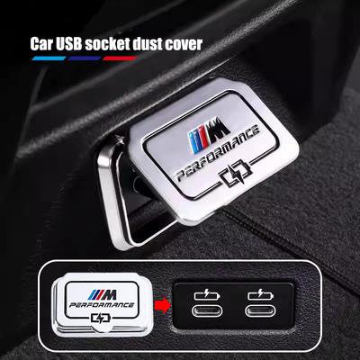 Cubierta Protectora Contra el Polvo para Toma USB Trasera de Coche Para Serie 1 2 3 4 5 7 i3 i4 E46 E90 E60 F30 F10 X1 X2 X3 X5 X4 X6 X7 G30 M2