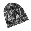 ZLIENSZUS Gothic Knit Hat for Adults - Skull & Death Symbols, Themed Fashion Suitable for Themed Parties, Casual Attire, Casual Outfits, Statement Pie