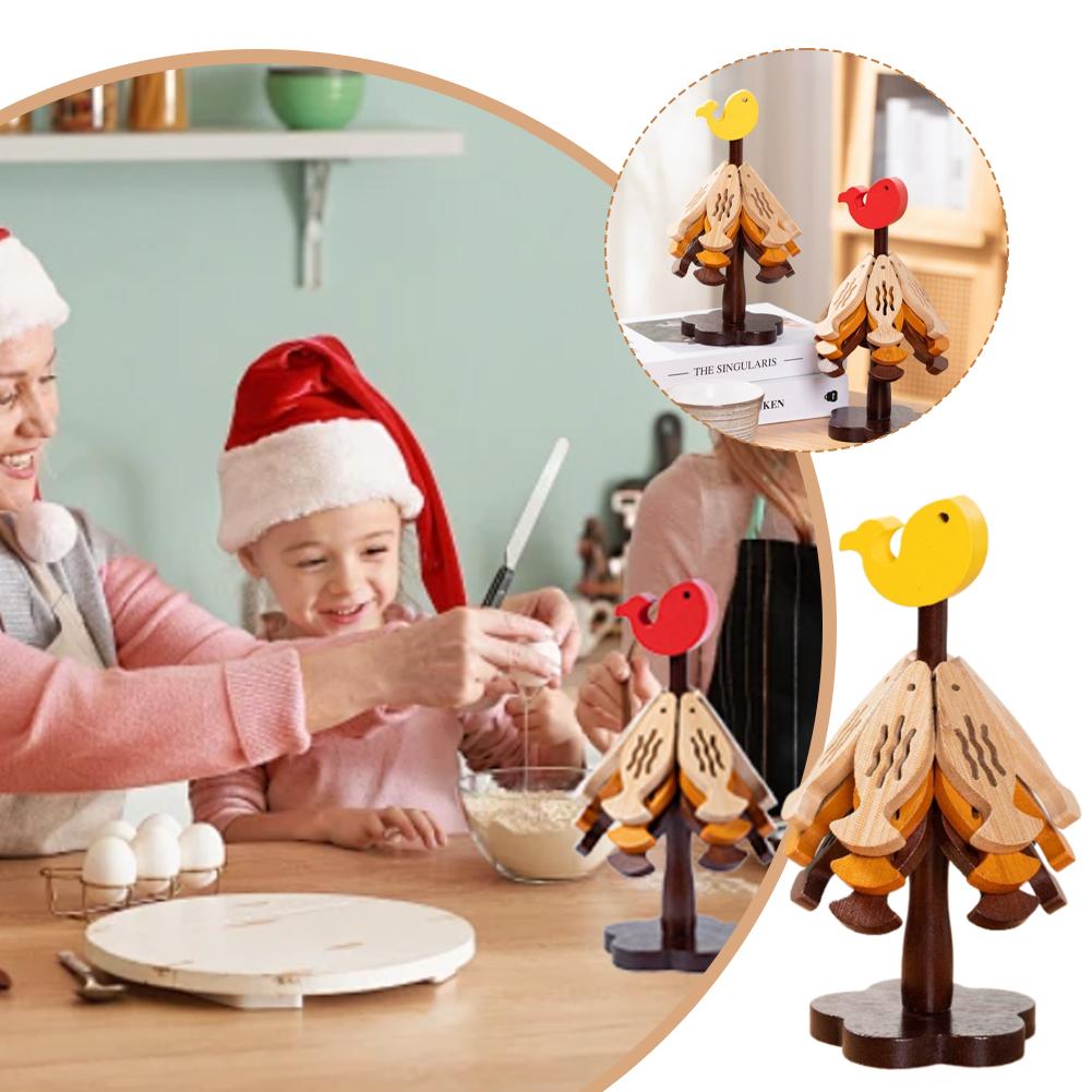 Tree Insulation Mat Solid Wood Dining Table Anti Scalding Mat Pot Mat Festival Gift Creative And Personalized Home Decoration