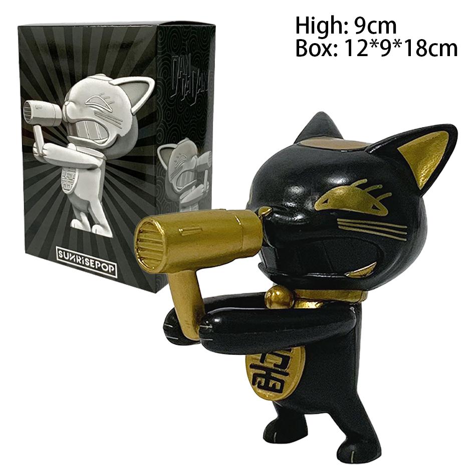 9cm Turbo Granny Figure Anime Dandadan Peripheral Cute Kawaii Cat PVC Action Figure Desktop Decorate Ornament Crafts Gifts Toys