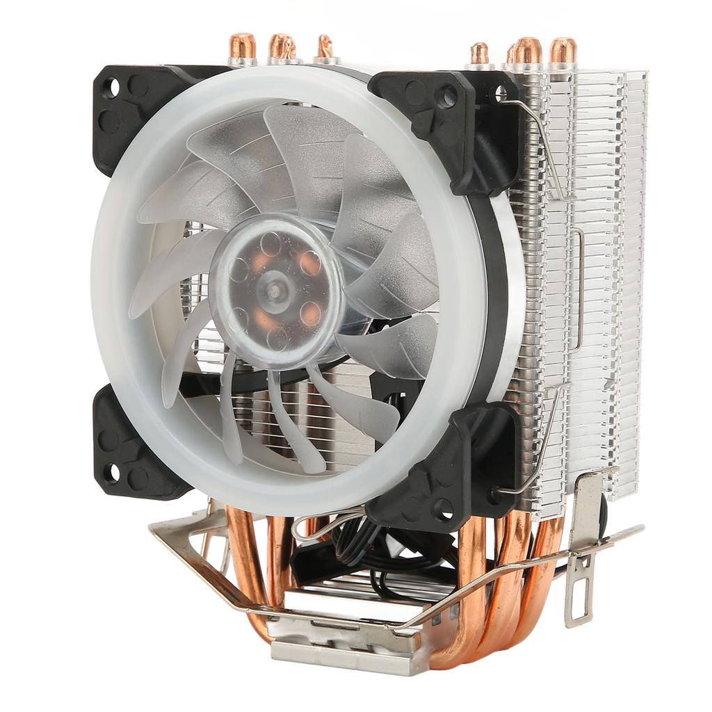 CPU-Kühler mit RGB-Beleuchtung 9,2cm Lüfter 12V 3PIN 4PIN Schnittstelle Plug and Play CPU-Kühlungs Lüfter Leiser CPU-Lüfter für Desktop