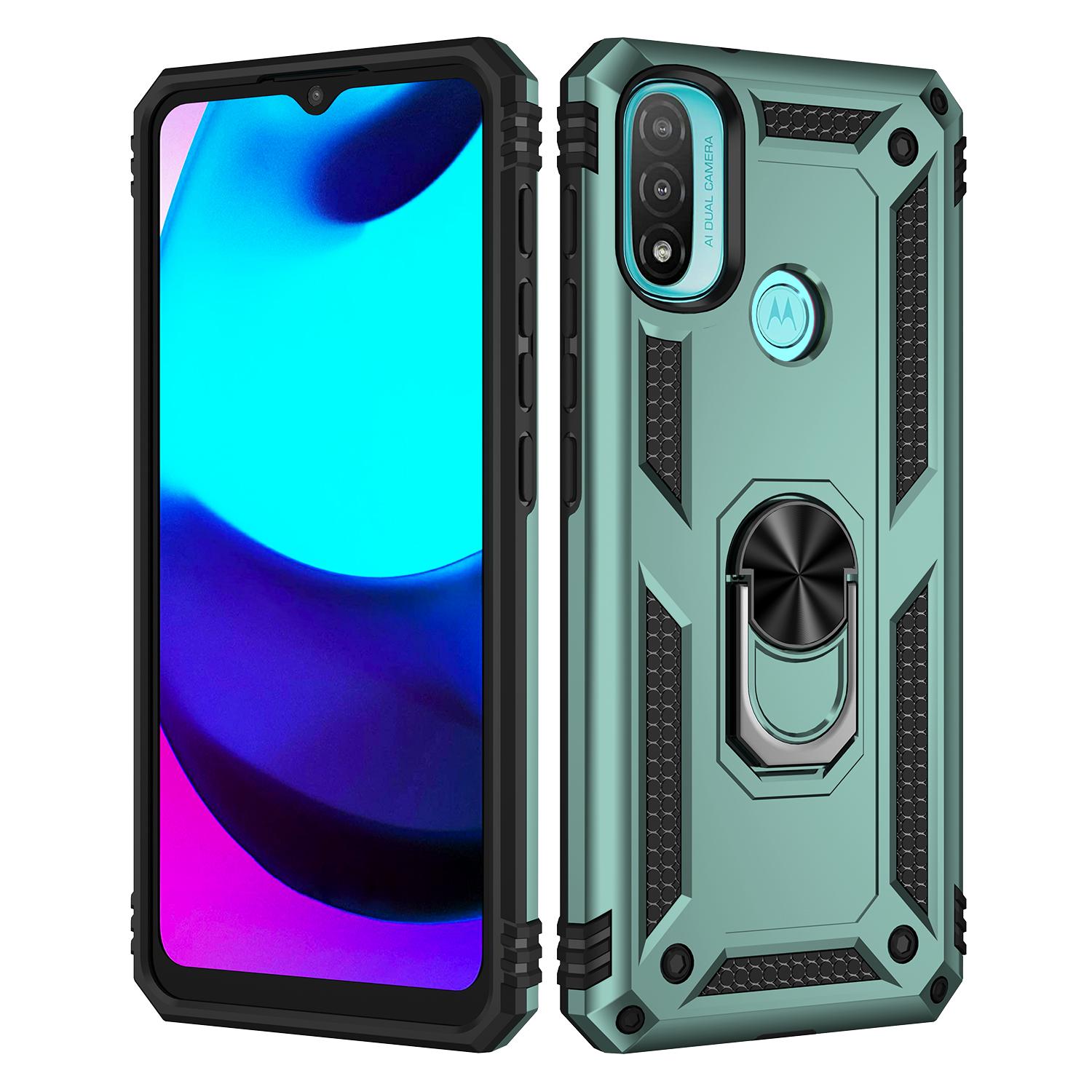 

Чохол для Motorola Moto E20 E30 E40 Протиударний бампер Armor Military Protective Magnetic Holder Ring Cover for Moto E 20 30 40 for Moto E20
