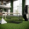 Metal Golf Ball Basket Black Wire Golf Ball Basket Sports Gear Large Capacity Sturdy