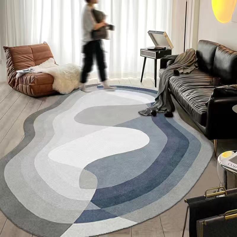 

Modern Minimalist Irregular Living Room Decoration Carpet Home Decor Bedroom Bedside Rug Large Area Mat Non-slip Washable Rugs 80*120cm