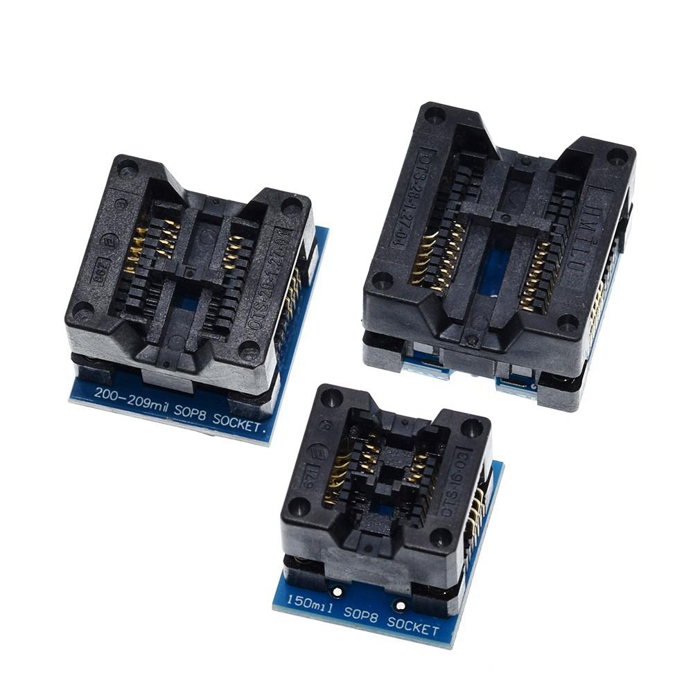 SOP16 to DIP8 Wide-body Seat Wide 150mil 200mil 208mil 209mil 300mil Programmer SOP8 Adapter Socket for EZP2010 EZP2013 CH341A